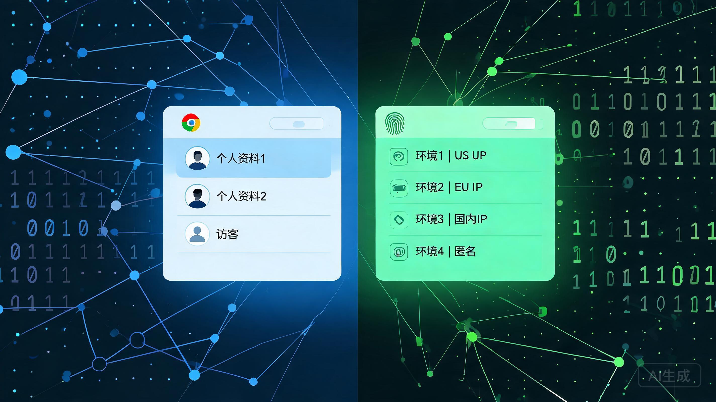 指纹浏览器vs普通浏览器对比